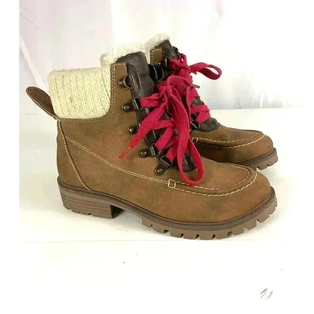 Unionbay Lace-Up Boots‎ Ankle Booties Sz 6 Women's Larissa